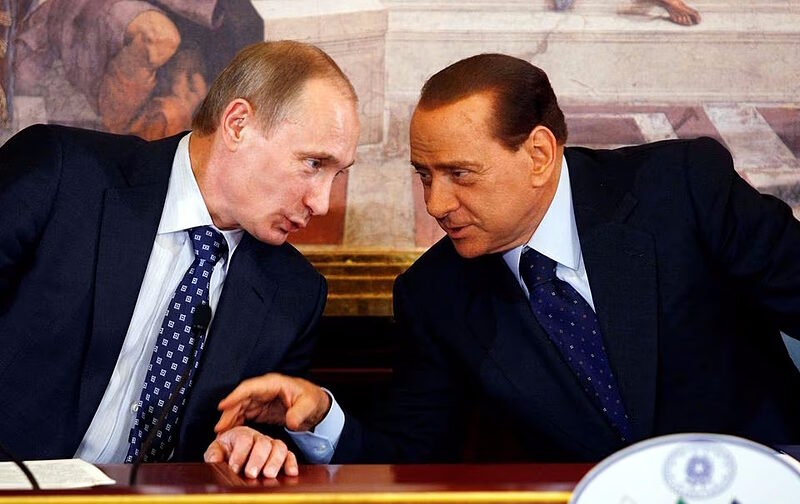 putin berlesconi