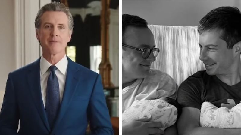 newsom buttigieg