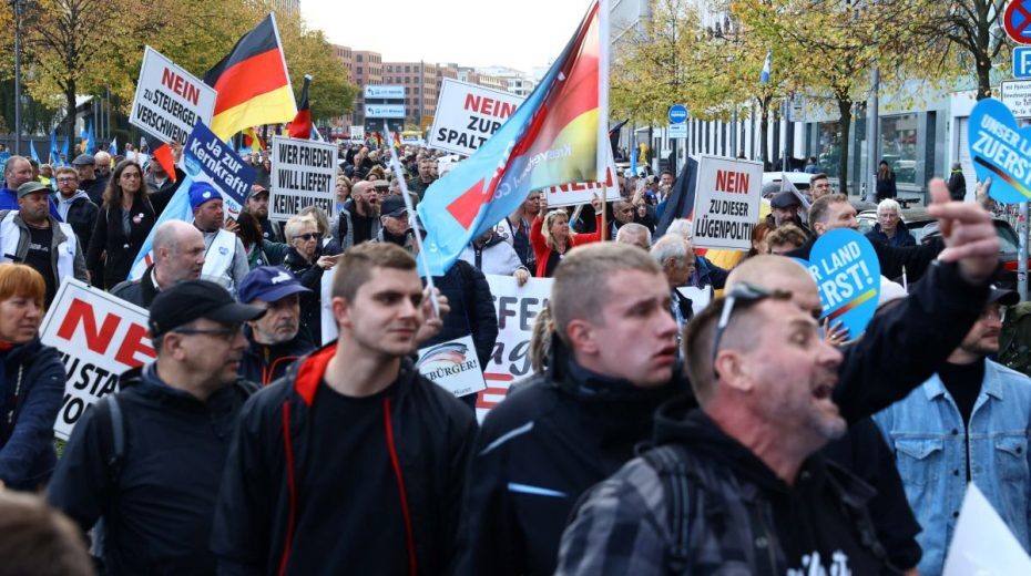German Protesters