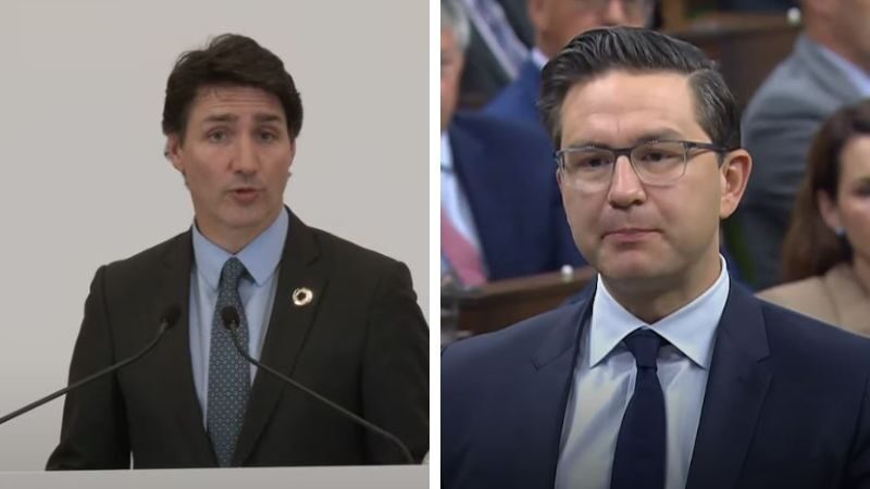 Justin Trudeau, Pierre Poilievre