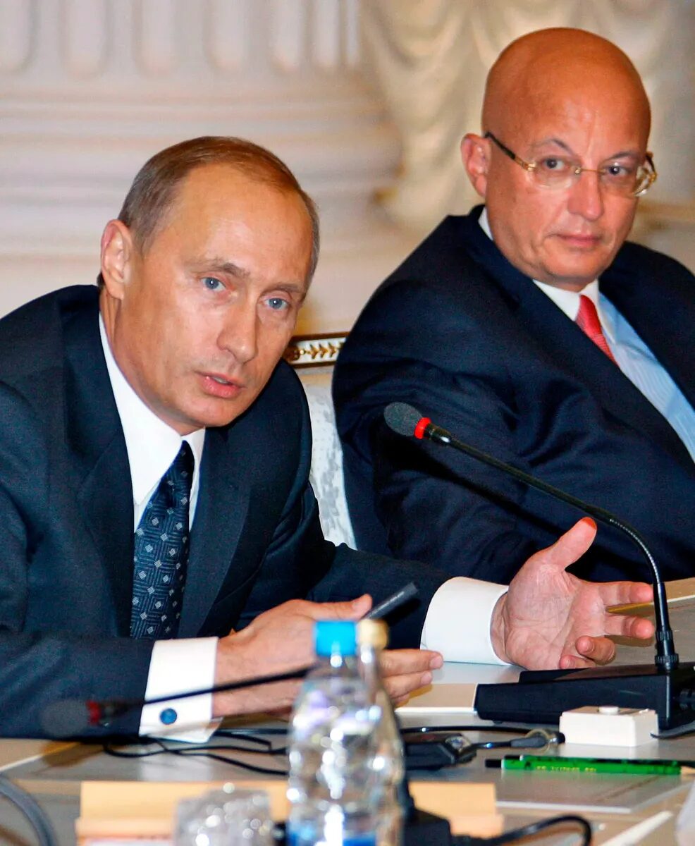 Click to enlarge Vladimir Putin and Sergey Karaganov