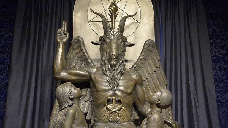 Click to enlarge Baphomet statue