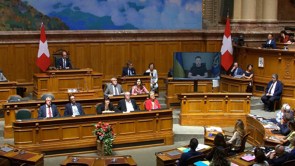 Click to enlarge zelensky swiss parliament speech