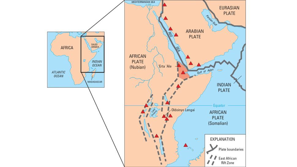 East African Rift  Map