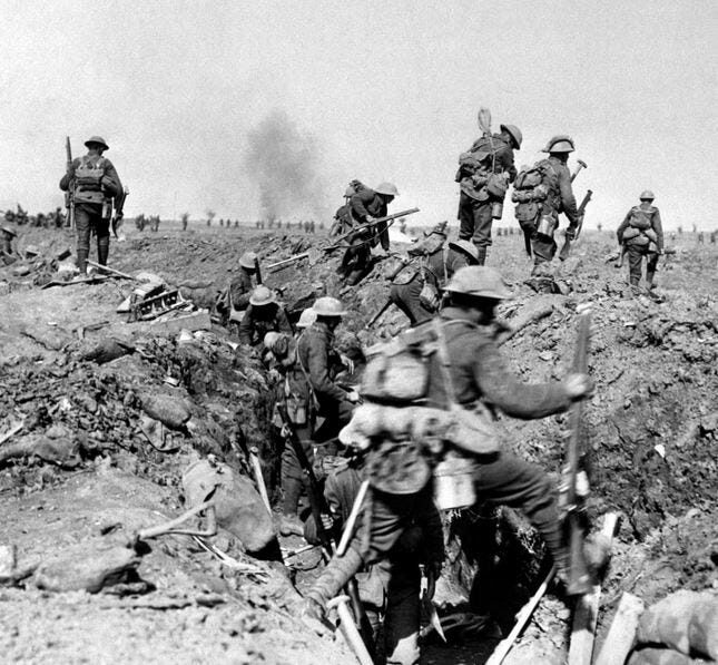 Click to enlarge Soldier in the Trenches