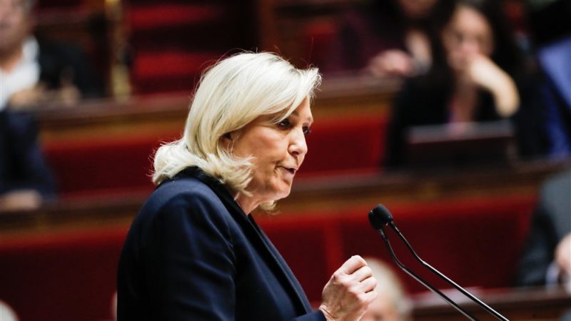 Click to enlarge Marine Le Pen