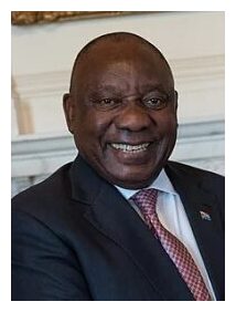 Click to enlarge South African Prez Cyril Ramaphosa