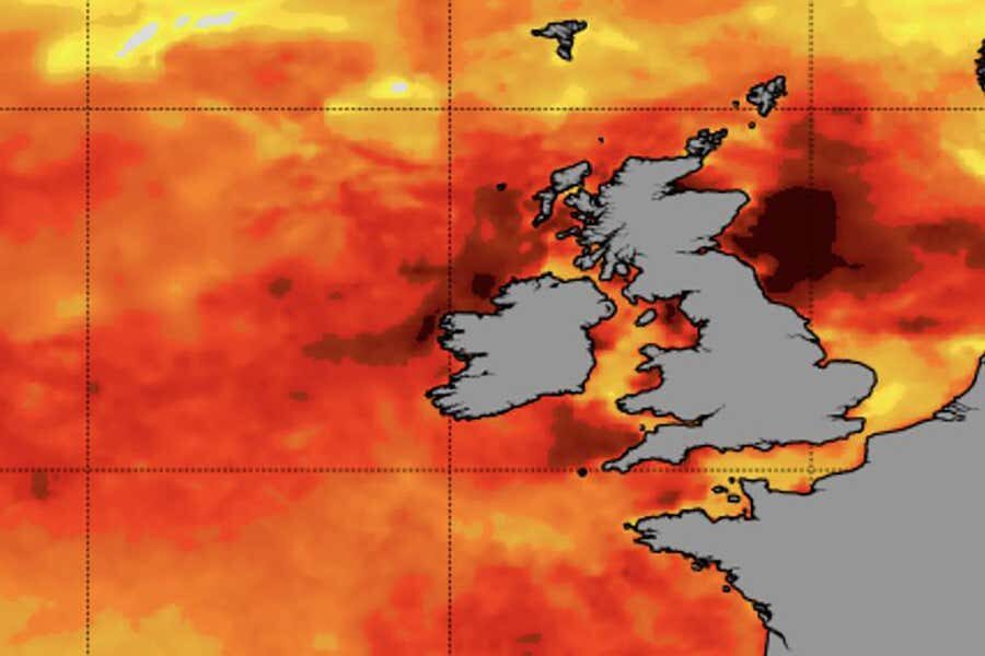 marine heatwave uk