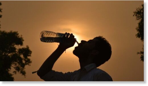 drinking water
