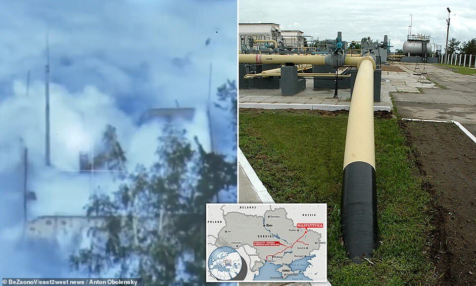 ukraine ammonia pipeline explosion russia