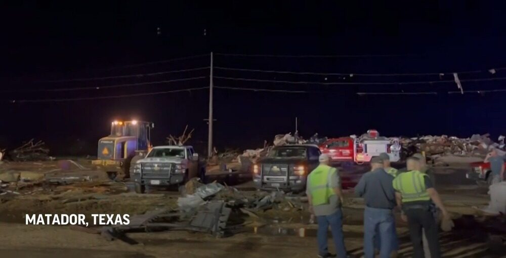 Tornadoes tear through northern Texas town, killing 3 people