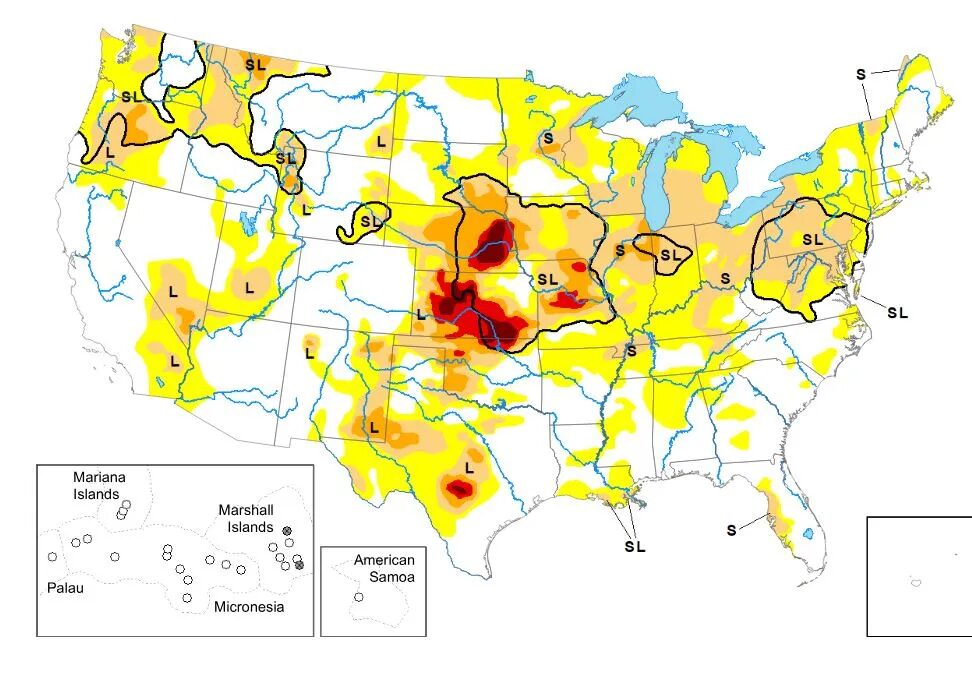 Click to enlarge US Drought