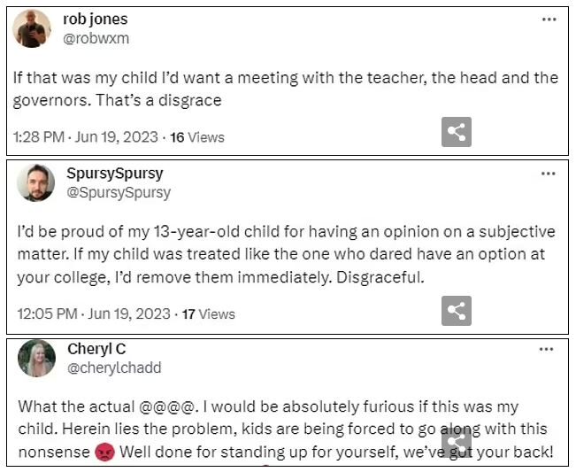 Click to enlarge tweets to school girl identifies cat