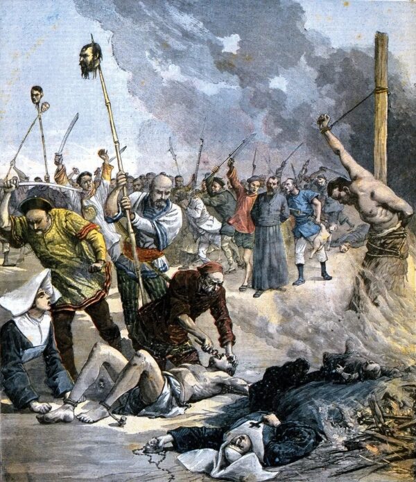 Click to enlarge Boxers slaughtering nuns
