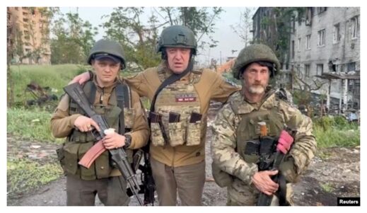 Click to enlarge Prigozhin and Two Wagners