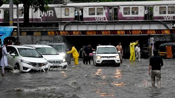 Water logging in a Subway due to Heavy Rain