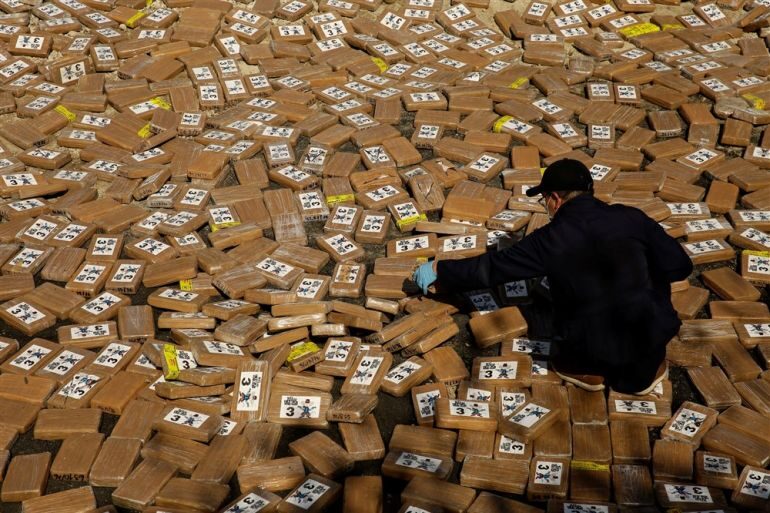 Click to enlarge cocaine drug trafficking