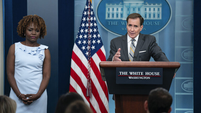 Click to enlarge karine jean-pierre john kirby