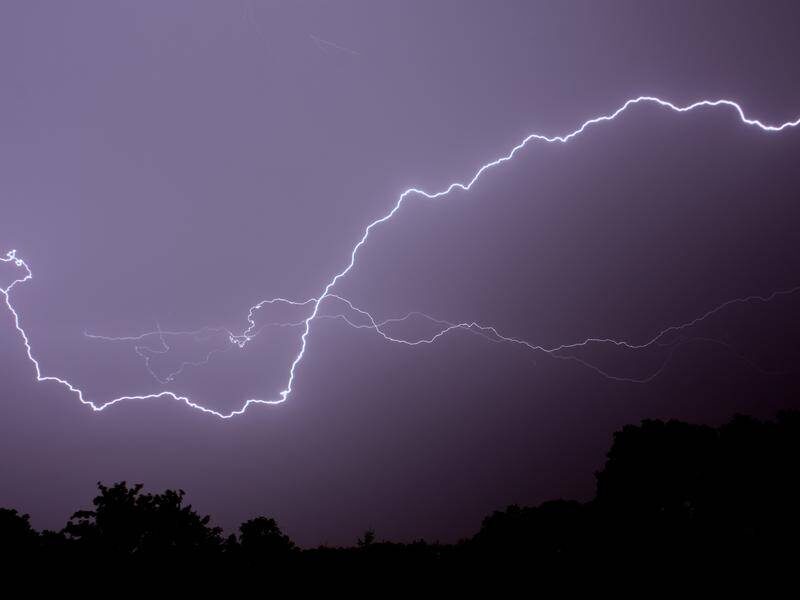 Deadly lightning storms have killed ten in Pakistan's eastern Punjab province.