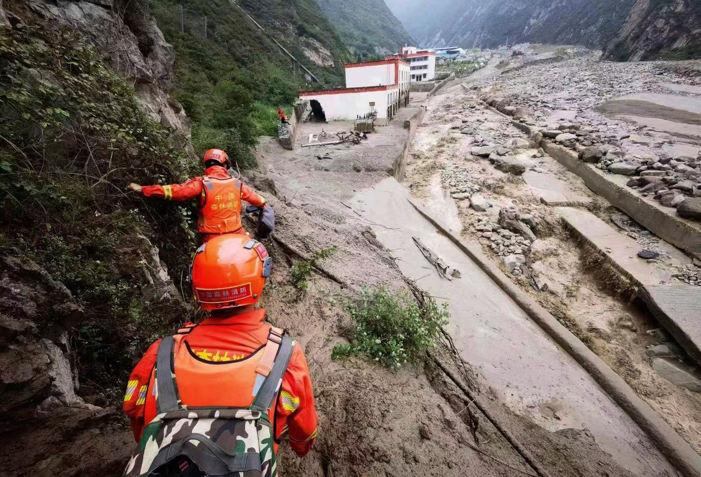 Four people have died and three others are missing after landslides hit a county in China’s southwestern Sichuan province, leading authorities to evacuate more than 900 people