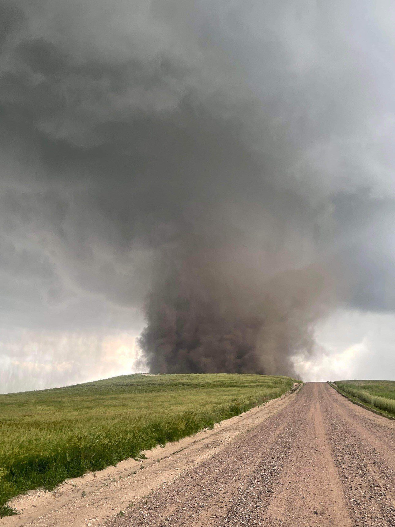 National Weather Service Trained Weather Spotter Greg DeWeese snapped this photo of a tornado nine miles south of Kimball on Wednesday, June 28, 2023