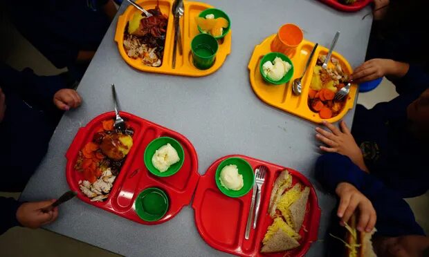 uk school dinner