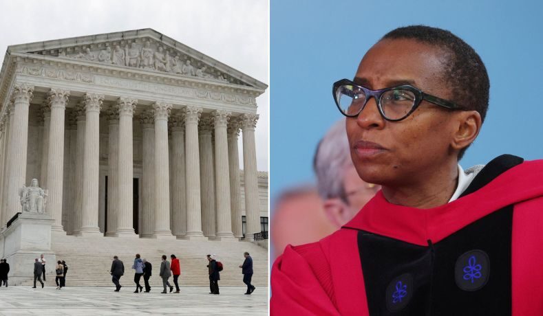 Click to enlarge us supreme court building harvard presiden claudine gay