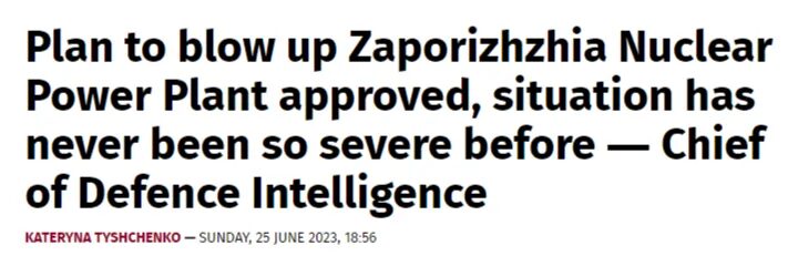 Nuclear Falseflag on Zaporozhye NPP 1
