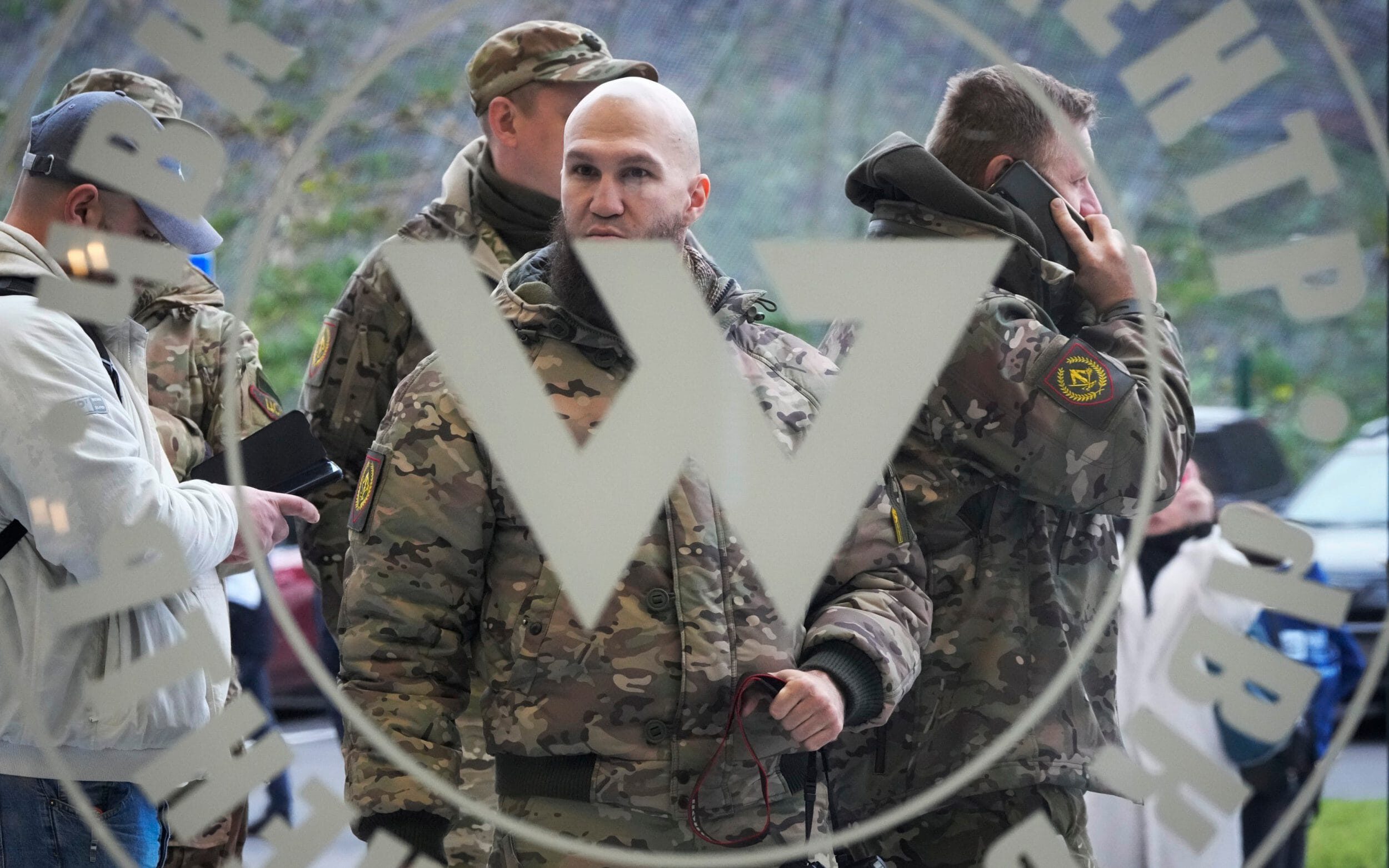 Wagner group logo soldiers