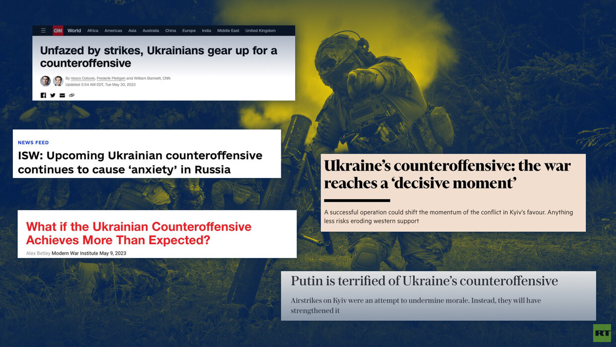 Ukraine counter offensive in news