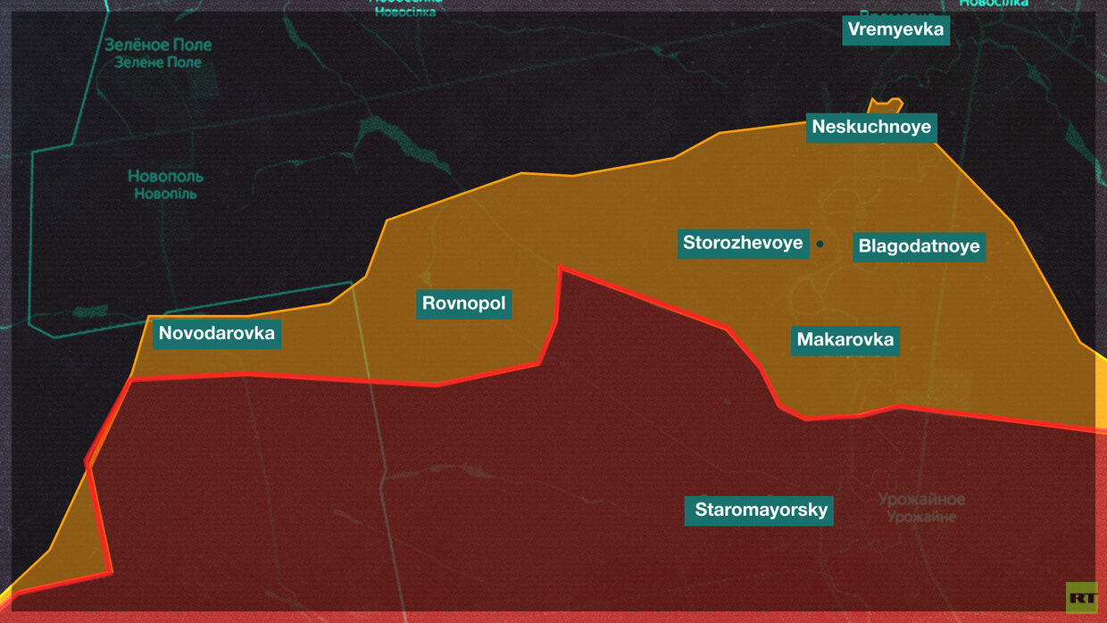 Ukraine counter offensive map
