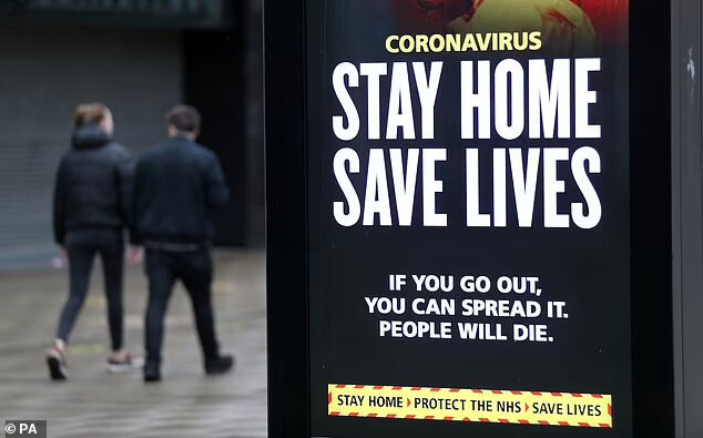 Click to enlarge Stay Home Save Lives poster