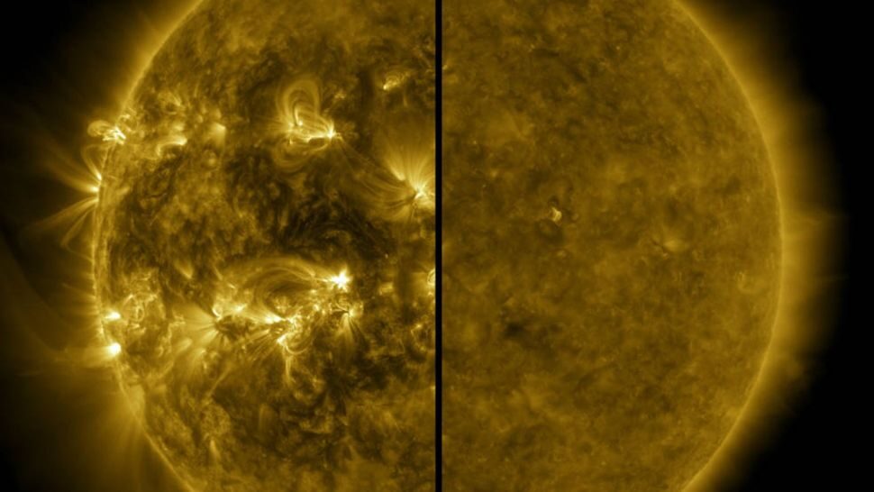 solar maxmium minimum cycle