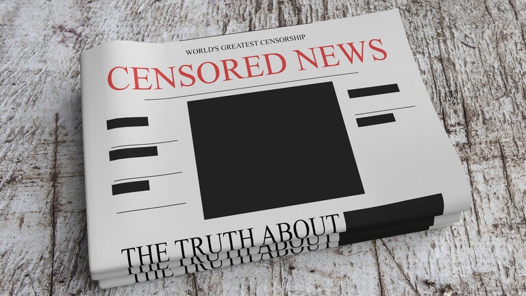 Click to enlarge censored news