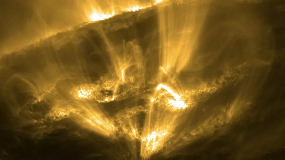 sun shooting stars