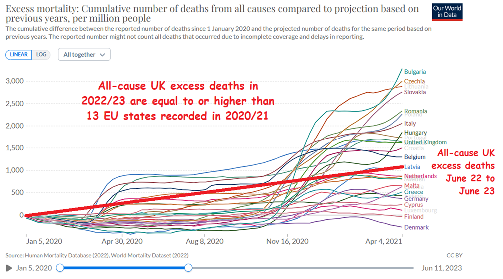 excess deaths