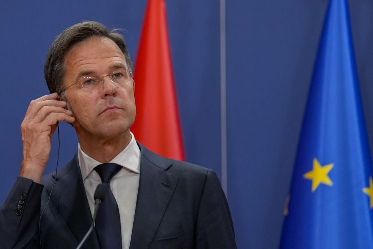 Click to enlarge Netherland's Prime Minister Mark Rutte