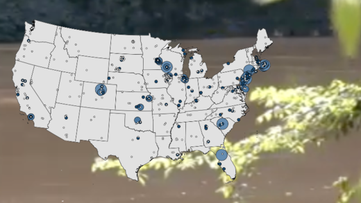 tap water chemical USA map