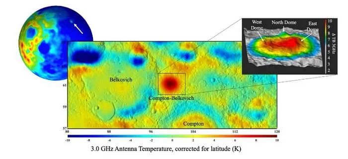 Heat source on Moon