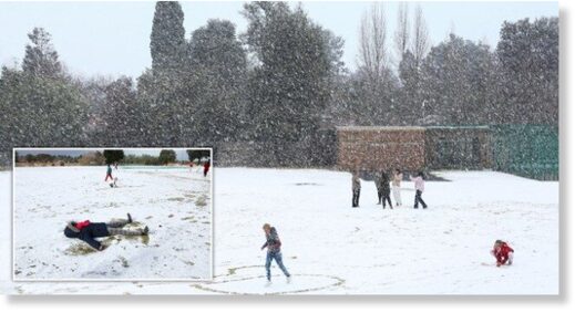 Click to enlarge For some children under the age of 11, this will be the first time they have ever seen snow