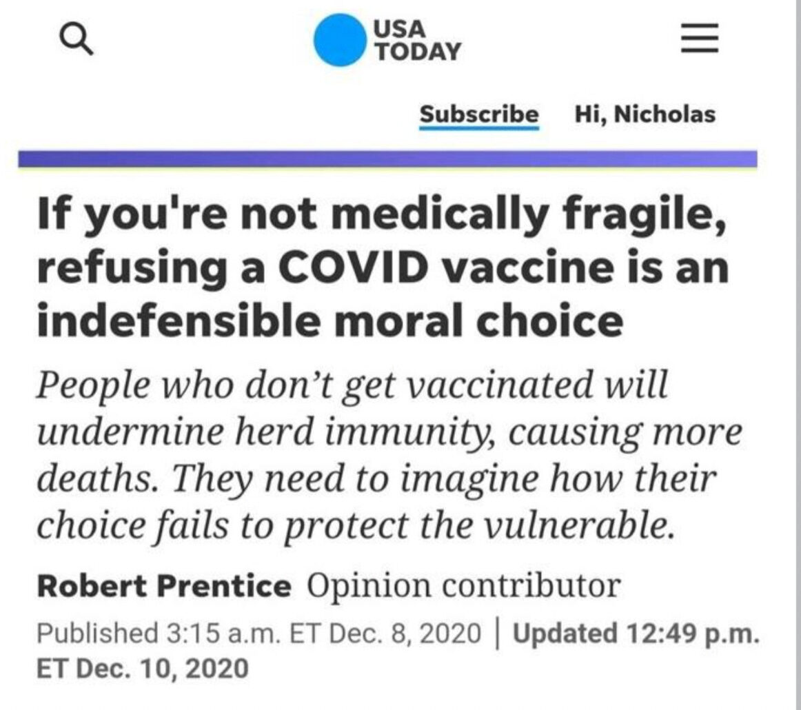 Click to enlarge usa today vaccines
