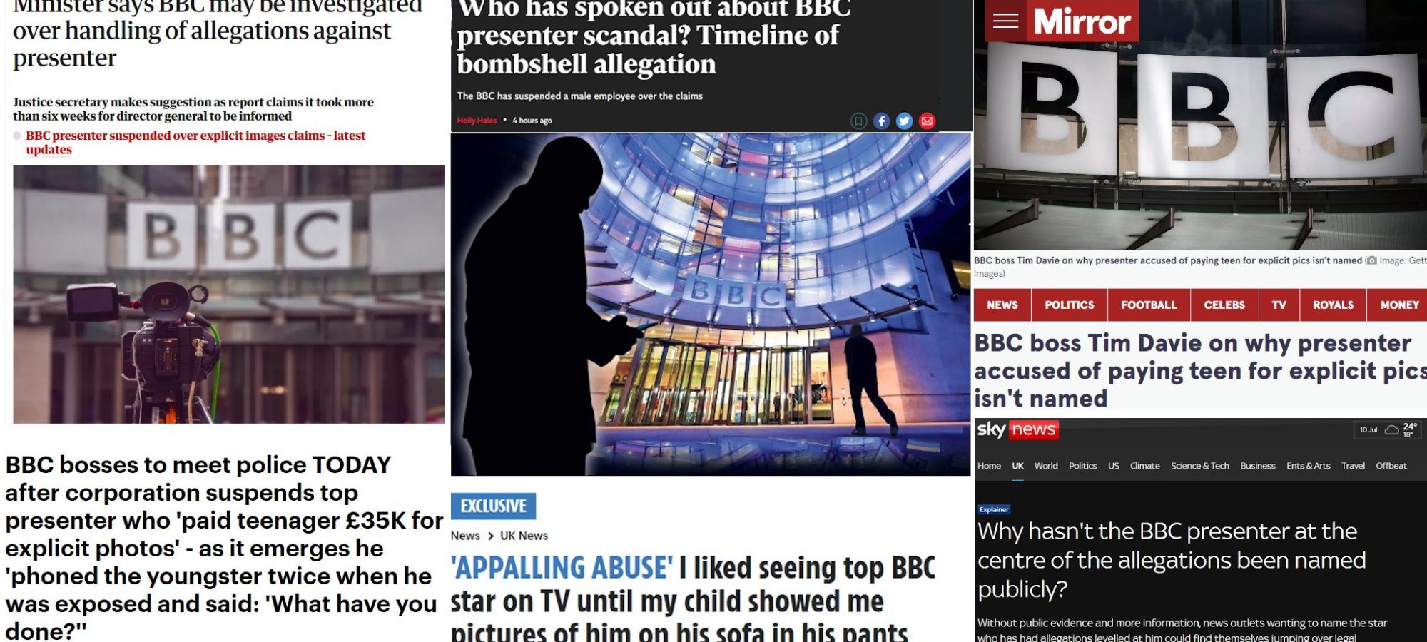 Click to enlarge UK Headlines