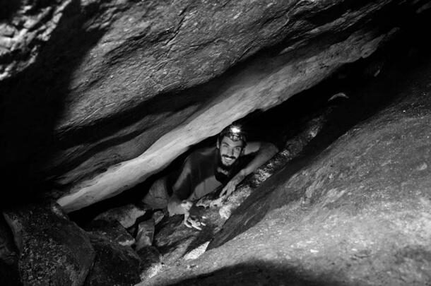 oil lamp cave