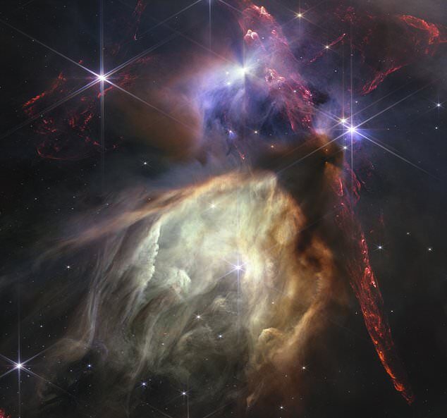 Rho Ophiuchi cloud complex stellar nursery JWST
