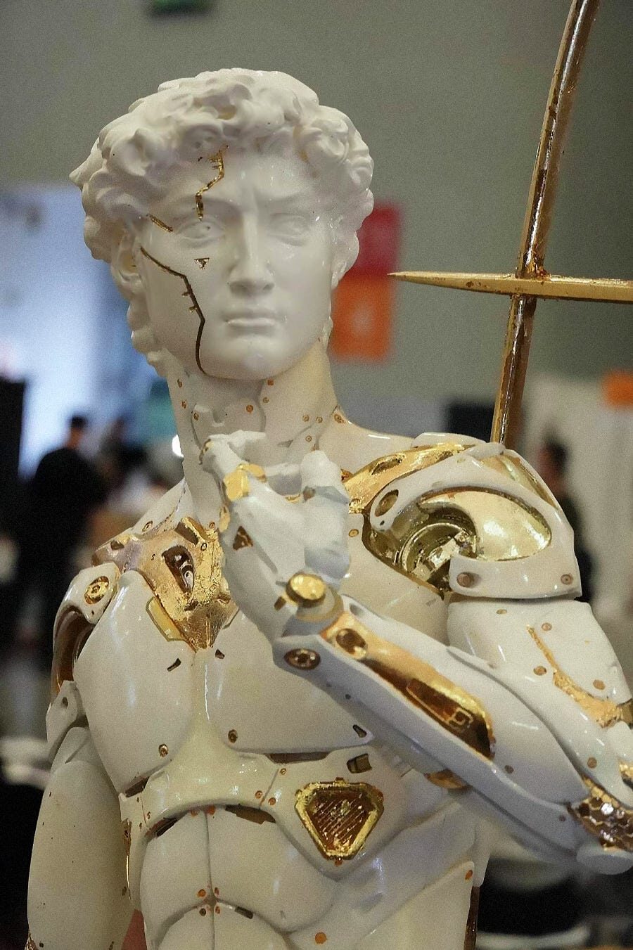 Click to enlarge cyberpunk Renaissance sculpture