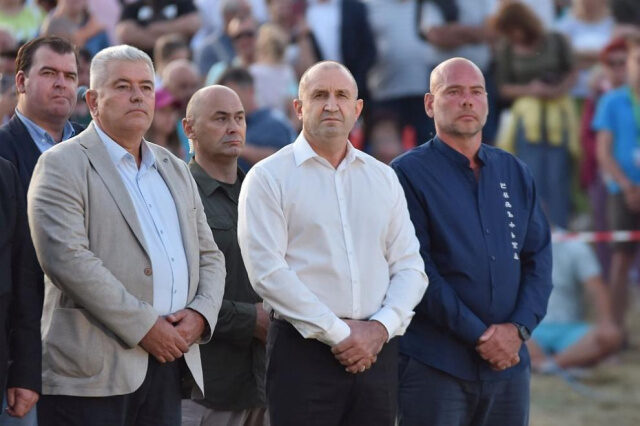 Click to enlarge Bulgarian President Rumen Radev