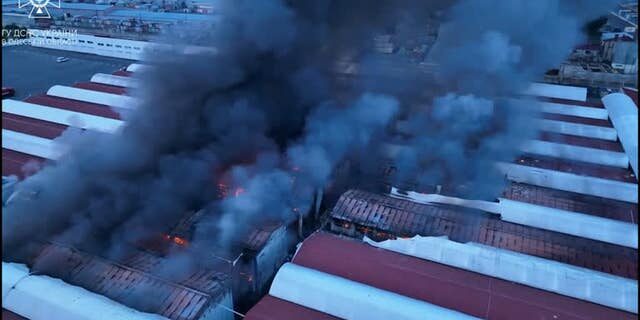 russia bomb ukraine port facilities Odessa