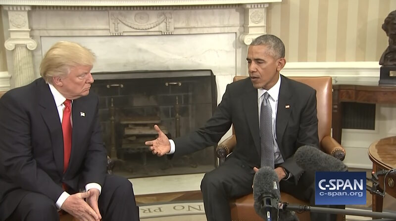 obama trump oval office presidential transition