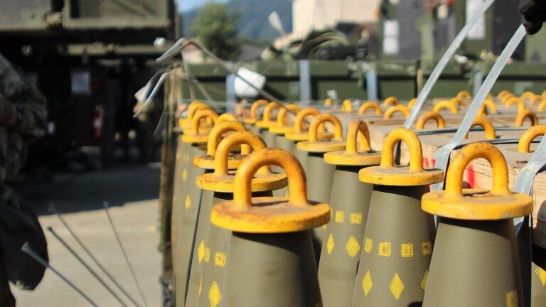 cluster bombs