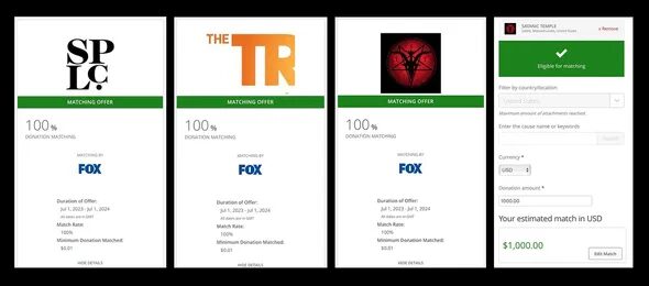 fox donations left wing
